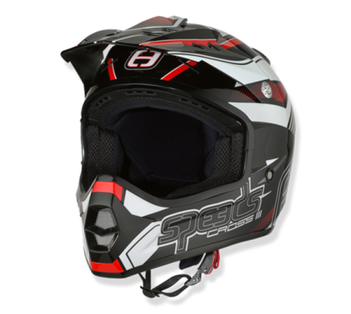Helm Speeds X-Street Graphic rot Größe L
